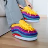 Flamingueo Sneaker Hausschuhe Pantoffeln Uni Eine Größe Produktbild-Vorschau 4