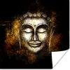 MuchoWow® Poster Buddha - Kopf - Rauch 30x30 cm - Produktbild-Vorschau 1