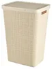 Curver Wasmand met Deksel Jute-Look 58L Crème Voir les images du produit 7