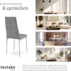 tectake® Set Esszimmerstuhl Julien gepolstert mit Produktbild-Vorschau 6