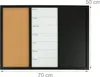Tableau multifonction 3 en 1 Relaxdays, H x L : 50 x 70 cm, Voir les images du produit 4