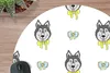MuchoWow® Mauspad Mousepad Husky - Hund - Winter - Design Produktbild-Vorschau 2