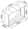 Houtopslag G21 WOH 181, 242 x 75 cm, bruin – 63900496 Productafbeelding-voorbeeld 4