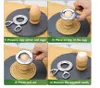 Eierköpfer Edelstahl Eier Öffner Eierschneider Frühstücksei Produktbild-Vorschau 3