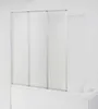 sanicomfort Badewannenaufsatz MALO 120x140 cm – 3-teilig Produktbild-Vorschau 1