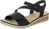 Rieker Damen Sandale Keilsandalette Klettverschluss V3660, Produktbild-Vorschau 8