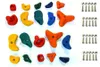20er Set Klettersteine Mix Klettergriffe Kletterwand Produktbild-Vorschau 2