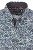 Brandneu Designer Hemd CARISMA Navy Muster CRM8419 L Produktbild-Vorschau 2
