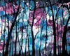 Zuty - Malen nach Zahlen - DUNKLER WALD MIT BLAU-VIOLETTEM Produktbild-Vorschau 1