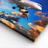 Bild auf Leinwand - Leinwandbild - Flugzeug Flug Reise Produktbild-Vorschau 5