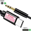 1m schwarz - USB-C zu AUX 3,5mm stecker Klinke Audio kabel Produktbild-Vorschau 1