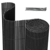 Ikodm 160x400cm PVC Sichtschutzmatte Bambus Sichtschutz Produktbild-Vorschau 1