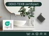 10er Set Waschhandschuhe, 100% Baumwolle, 17x21 cm, grau Produktbild-Vorschau 7