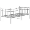 The Living Store Schlafsofa Bettgestell Grau Metall 90x200 Produktbild-Vorschau 6