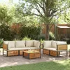 The Living Store 6-tlg. Garten-Sofagarnitur mit Kissen Produktbild-Vorschau 2
