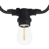 LED Garten Girlande 5m 5xE27 ST14 max 700W IP44 Schwarz Produktbild-Vorschau 3