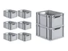 SuperSparSet 8x Eurobox NextGen Economy | Griffe offen Produktbild-Vorschau 3