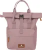 A pink roll-top backpack is shown against a white background. Voir les images du produit