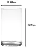 Blumenvase Neville - klar transparent - Glas - 14 x 21 cm - Produktbild-Vorschau 3