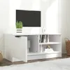 TV-Schrank Hochglanz-Weiß 80x35x36,5 cm Holzwerkstoff Produktbild-Vorschau 3