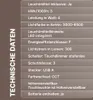 A table of technical specifications for a lamp. Podgląd zdjęcia produktu