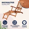 Casaria® 2x Sonnenliege Klappbar Holz Gartenliege 2 Produktbild-Vorschau 2