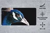 MuchoWow® Mauspad Mousepad Pfau - Tier - Blau 60x30 cm - Produktbild-Vorschau 2