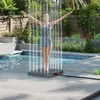 Douche de jardin XINZI en aluminium et WPC aspect bois, Ø Voir les images du produit 8