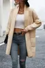 ASKSA Damen Cardigan Karierter Farbblockstrick Produktbild-Vorschau 5