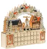 Adventskalender, Weihnachtsdorf, 18 LEDs, 24 Schubladen, Produktbild-Vorschau 1