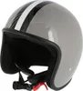Casco Arc "Modello A-611" look retrò - Grigio con strisce, Anteprima dell’immagine prodotto 3