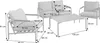Aluminium-Gartengarnitur MCW-O11, Outdoor 2-Sitzer Sitzbank Produktbild-Vorschau 11