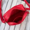 Damen Leder Schulterriemen Tasche rot klein Paolo Peruzzi Produktbild-Vorschau 8