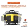A laser level device with text describing its special functions. Podgląd zdjęcia produktu