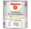 Alpina Weißlack für Heizkörper glänzend weiß 750 ml Produktbild-Vorschau 1
