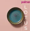 Palmer Lotus, Teller tief, Ø 21 cm, 2 Stück, türkis/braun Produktbild-Vorschau 2