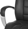 FineBuy chaise de bureau en cuir véritable noir chaise de Voir les images du produit 6