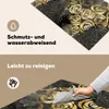 KitchenYeah© Herdabdeckplatte Marmor - Gold - Rose - Muster Produktbild-Vorschau 2