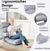 COSTWAY Sedia da terra pieghevole, poltrona lounge con Anteprima dell’immagine prodotto 3