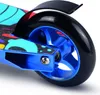 Close-up view of the rear wheel and deck of a colorful scooter. Náhľad obrázku produktu