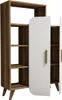 Skye Decor, Form - Walnut, White, Bücherregale, Nussbaum, Produktbild-Vorschau 2