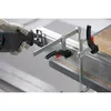 A person wearing gloves is using a reciprocating saw to cut a metal profile, which is secured by clamps. Anteprima dell’immagine prodotto