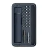 A dark blue electric screwdriver set with multiple bits is neatly arranged in its case. Podgląd zdjęcia produktu