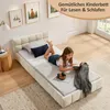 Sweiko lit simple 90x200 cm, lit d'enfant avec housse Voir les images du produit 2
