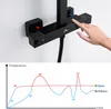 Auralum Duschsystem mit 38 °C Thermostat Duscharmatur Produktbild-Vorschau 8