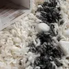 TT Home Wohnzimmer Hochflor Teppich Shaggy Modernes Rauten Produktbild-Vorschau 3