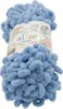Příze PUFFY - 100g / 9 m - Modrá,Šedá Náhled obrázku produktu 1