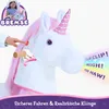 PonyCycle Jazdecký kôň jednorožec pre deti 4-7 rokov Náhľad obrázku produktu 3
