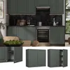 Hängeschrank Vicco Fame-Line Grün-Gold Landhaus/Anthrazit Produktbild-Vorschau 4