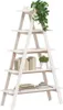vidaXL Regal mit 5 Böden A-Form 110x40x180,5 cm Massivholz Produktbild-Vorschau 3